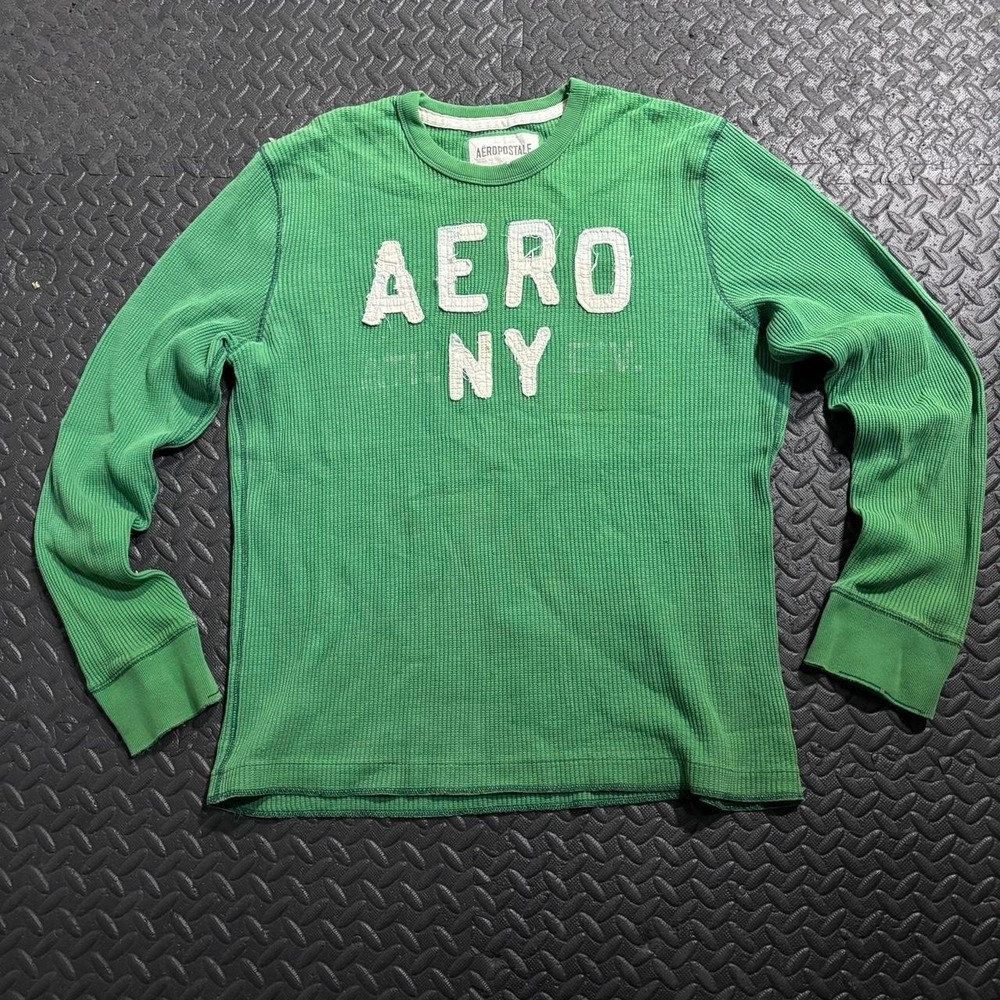 Sick vintage y2k Aeropostale green long sleeve